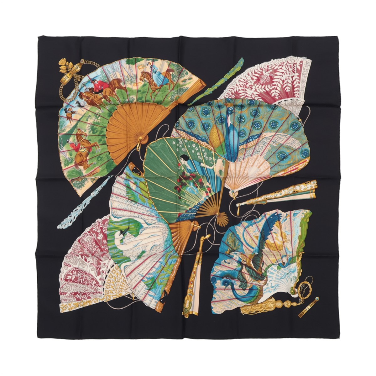 新品未使用タグ付き 極美品HERMES カレ90 王宮の扉 楽天市場】【中古】HERMES エルメス カレ90 Aux Portes du