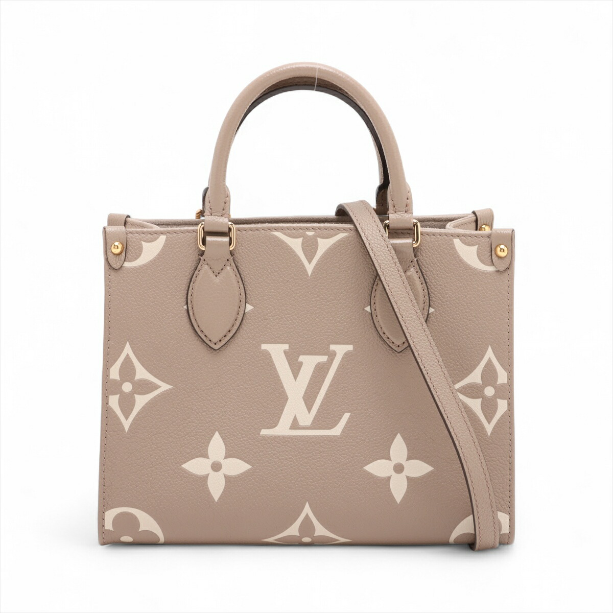 ルイヴィトン　美品オンザゴPM　バッグ Louis Vuitton 】 オンザゴー PM モノグラム・アンプラント