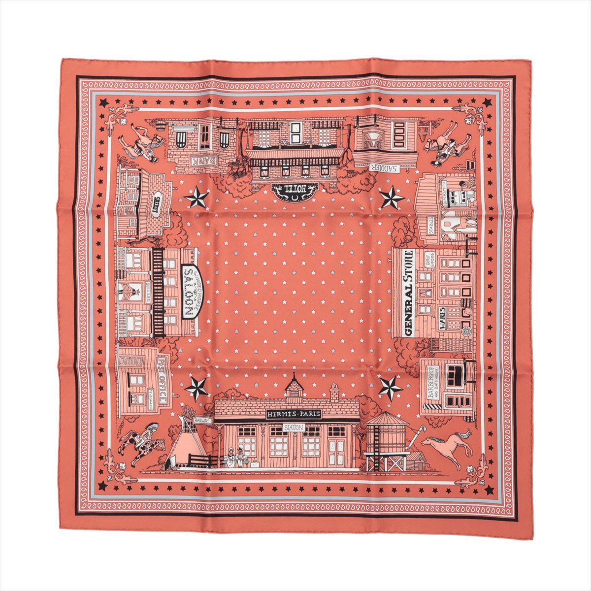 楽天市場】HERMES エルメス カレ55 All Aboard! Bandana オール