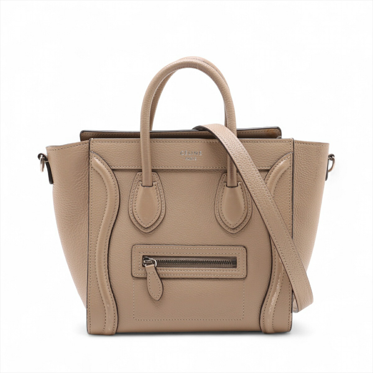 【タイムセール】CELINE セリーヌラゲージ ナノスリ 2way ハンドバッグ 楽天市場】CELINE セリーヌ ラゲージ ナノ ショッパー