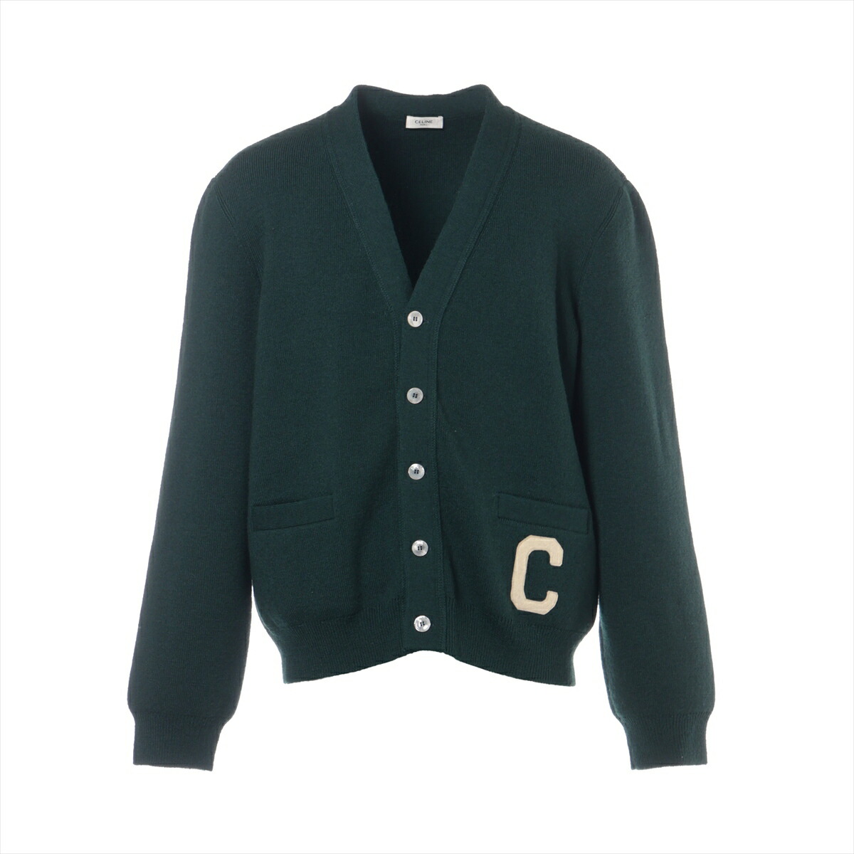 楽天市場】セリーヌ 25R74 カーディガン S ブラウン フィービー期