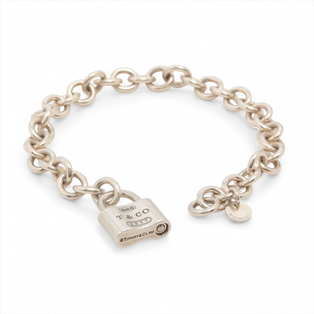☆みりん様☆【ティファニー】ラウンド　ロック　コンビ　ブレスレット　1792 ☆みりん様☆【ティファニー】ラウンド ロック コンビ