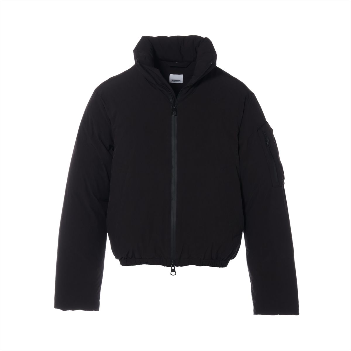 【中古】バーバリー ティッシ期 ポリエステル ダウンジャケット XS メンズ ブラック 8071367