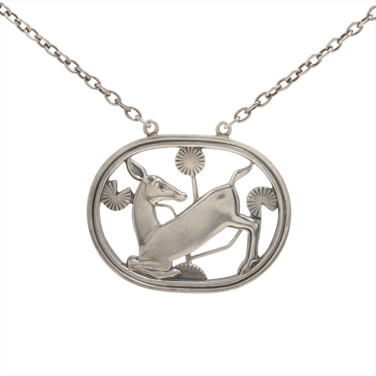 楽天市場】【中古】 ジョージジェンセン ヘマタイト ビーズ ネックレス