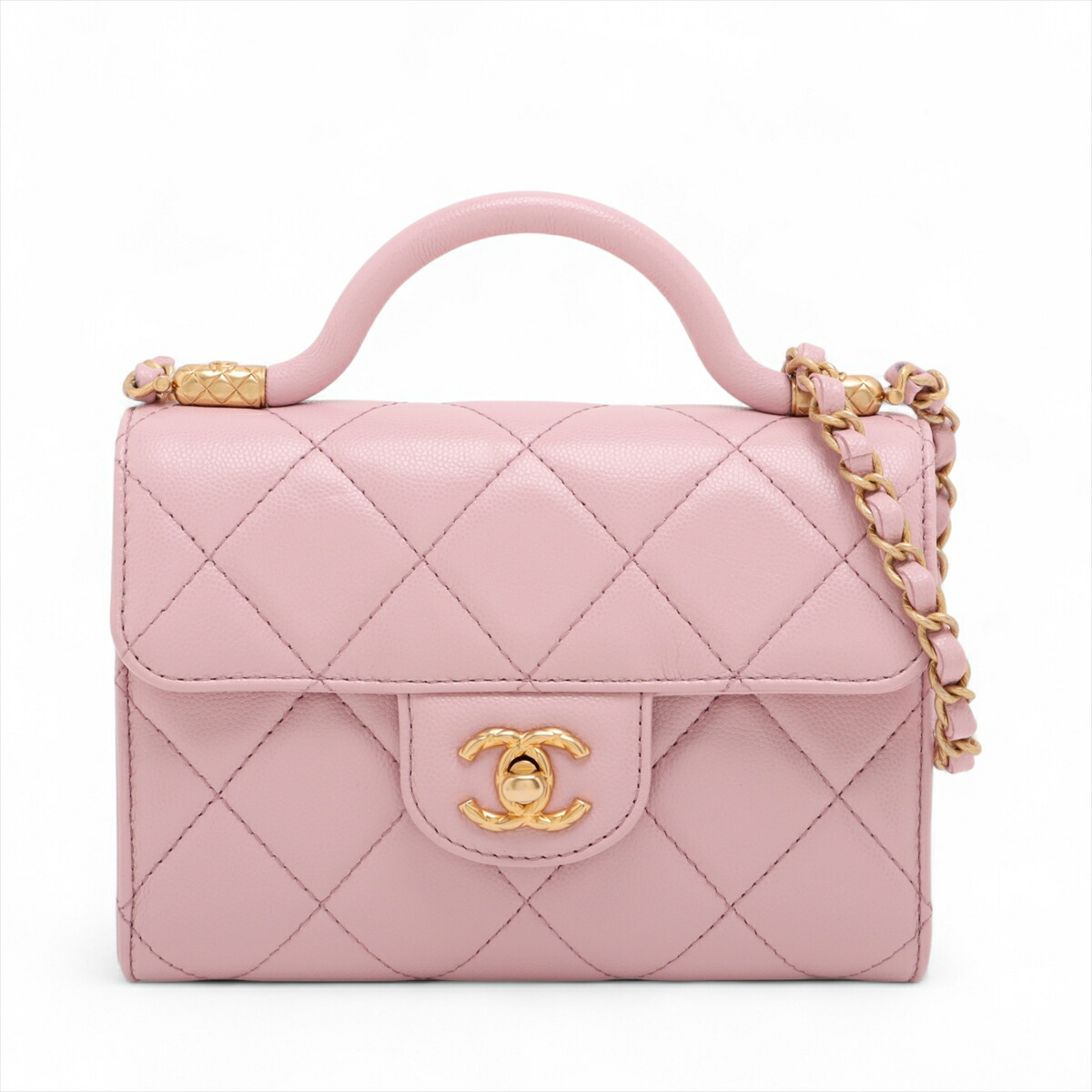 楽天市場】【中古】CHANEL 2WAYハンドバッグ マトラッセ ラムスキン