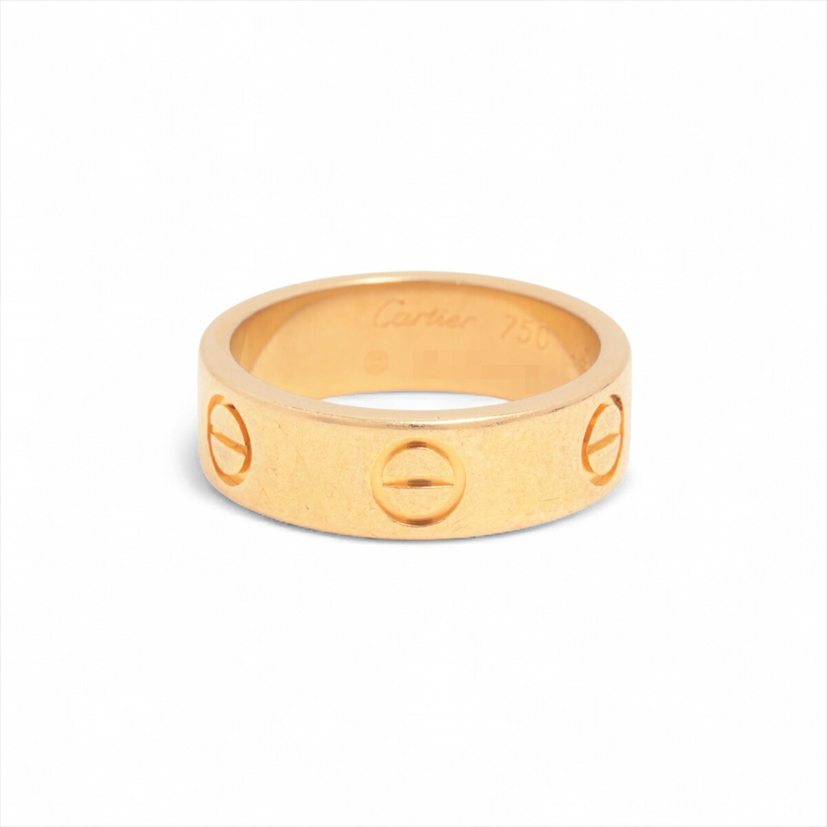 楽天市場】【中古特価】 Cartier カルティエ ラブリング 750 WG #50