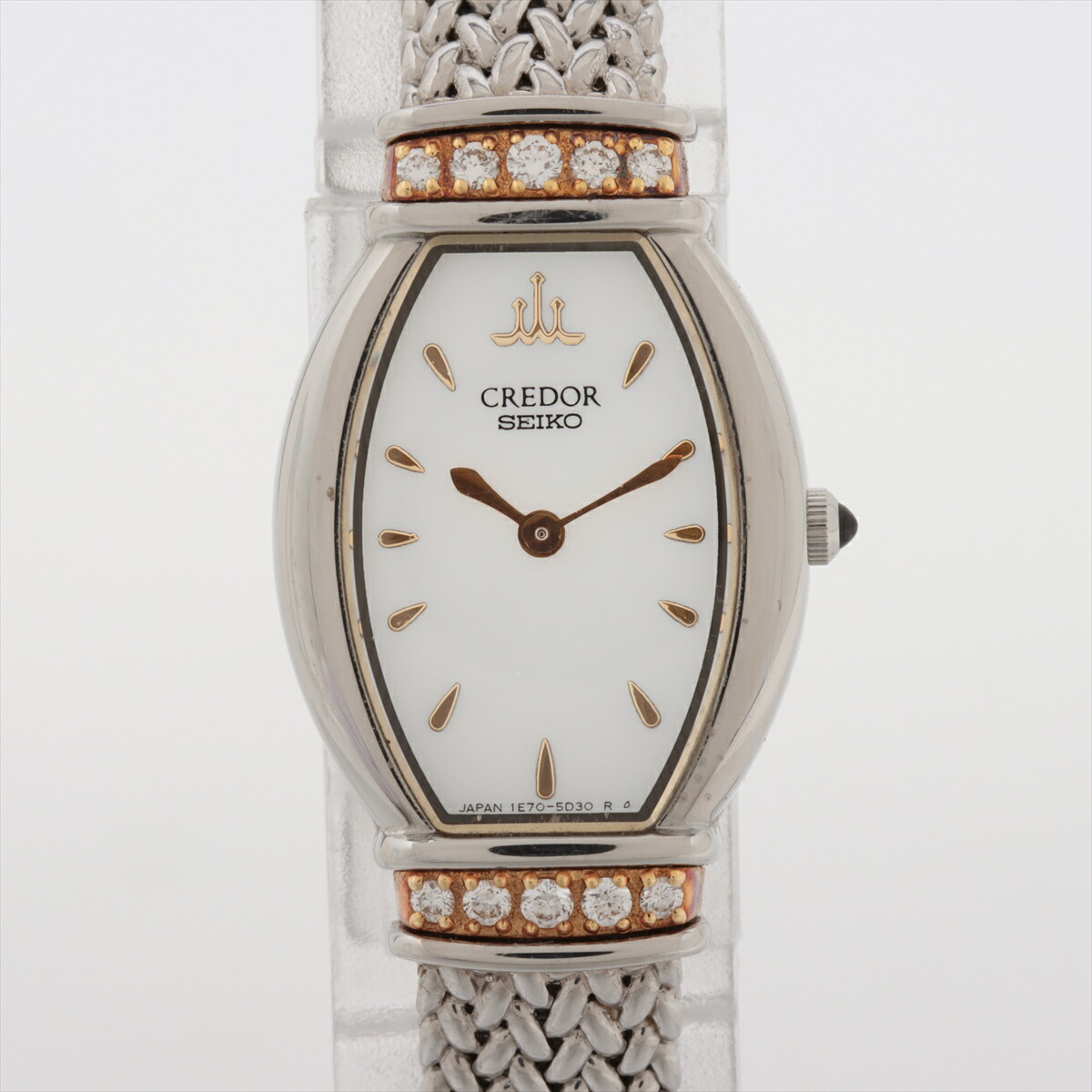 楽天市場】【中古】【美品】セイコー クレドール メンズ SS+18KWG 5A74