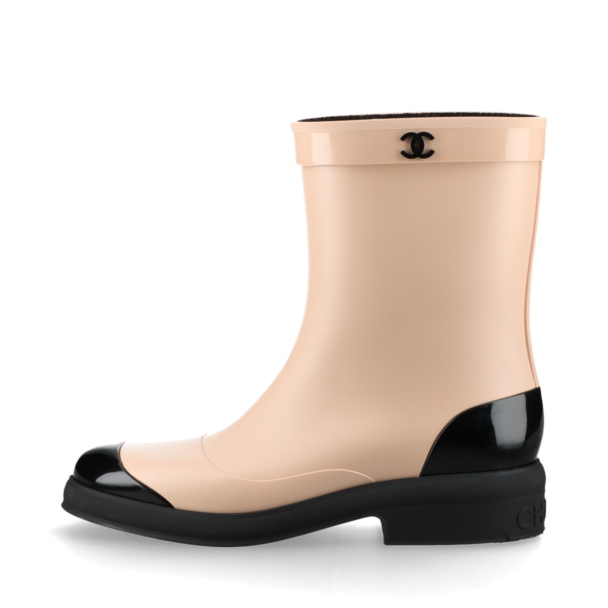 CHANEL ラバーブーツ 楽天市場】CHANEL レインブーツ HIGH BOOTS G34076 ラバー BLACK/WHITE