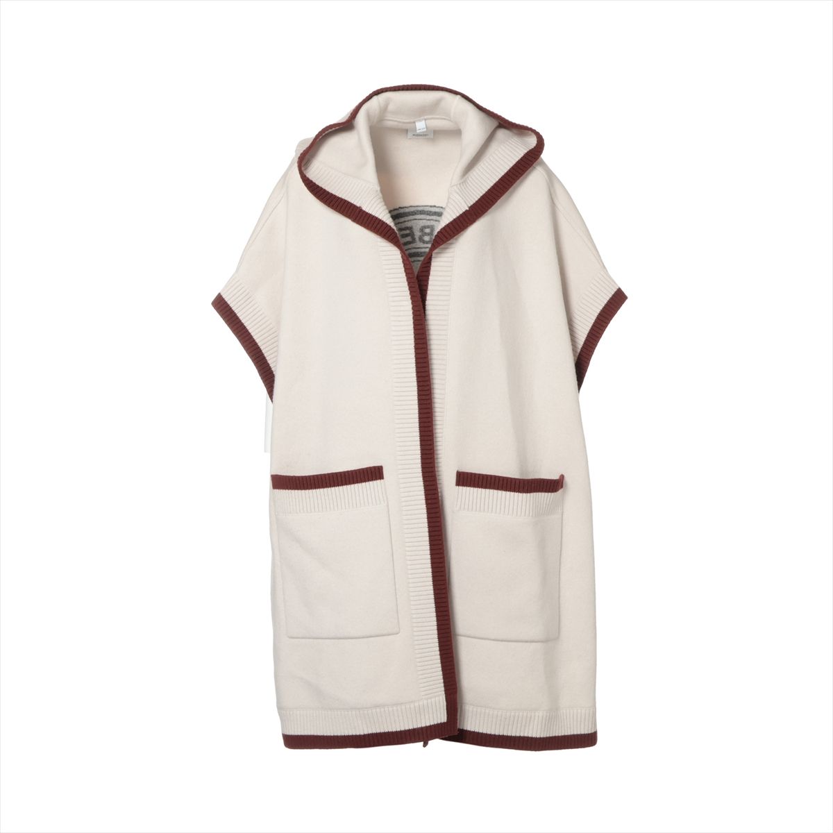 【中古】バーバリー ティッシ期 ウール ケープ ONE SIZE レディース ベージュ 8029000