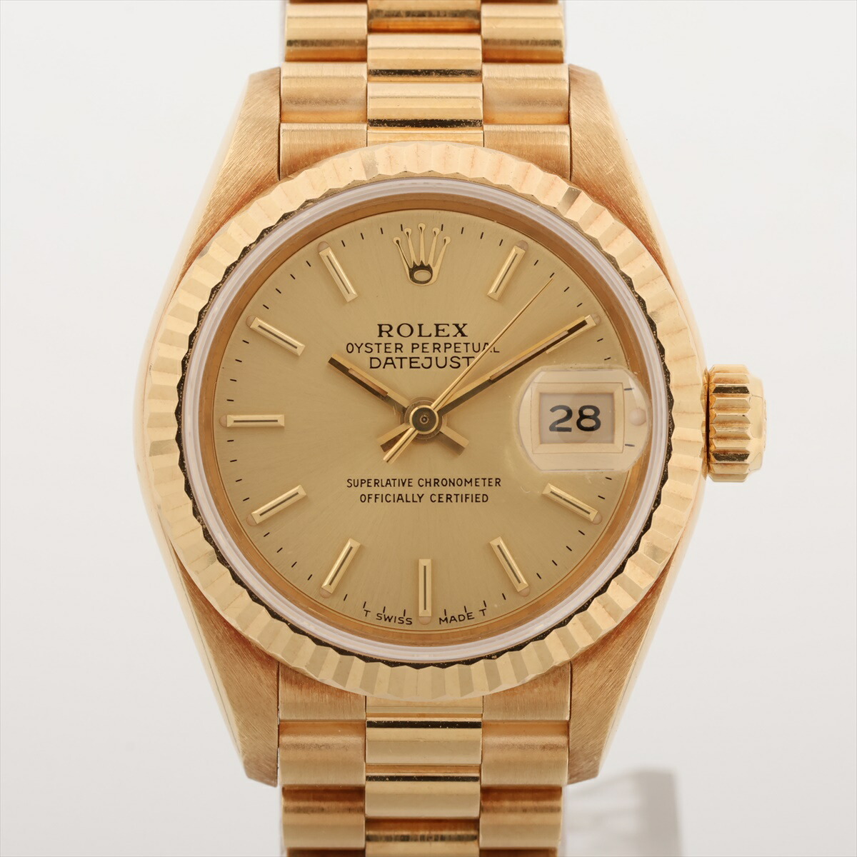 楽天市場】ROLEX ロレックス デイトジャスト 69178 レディース 社外