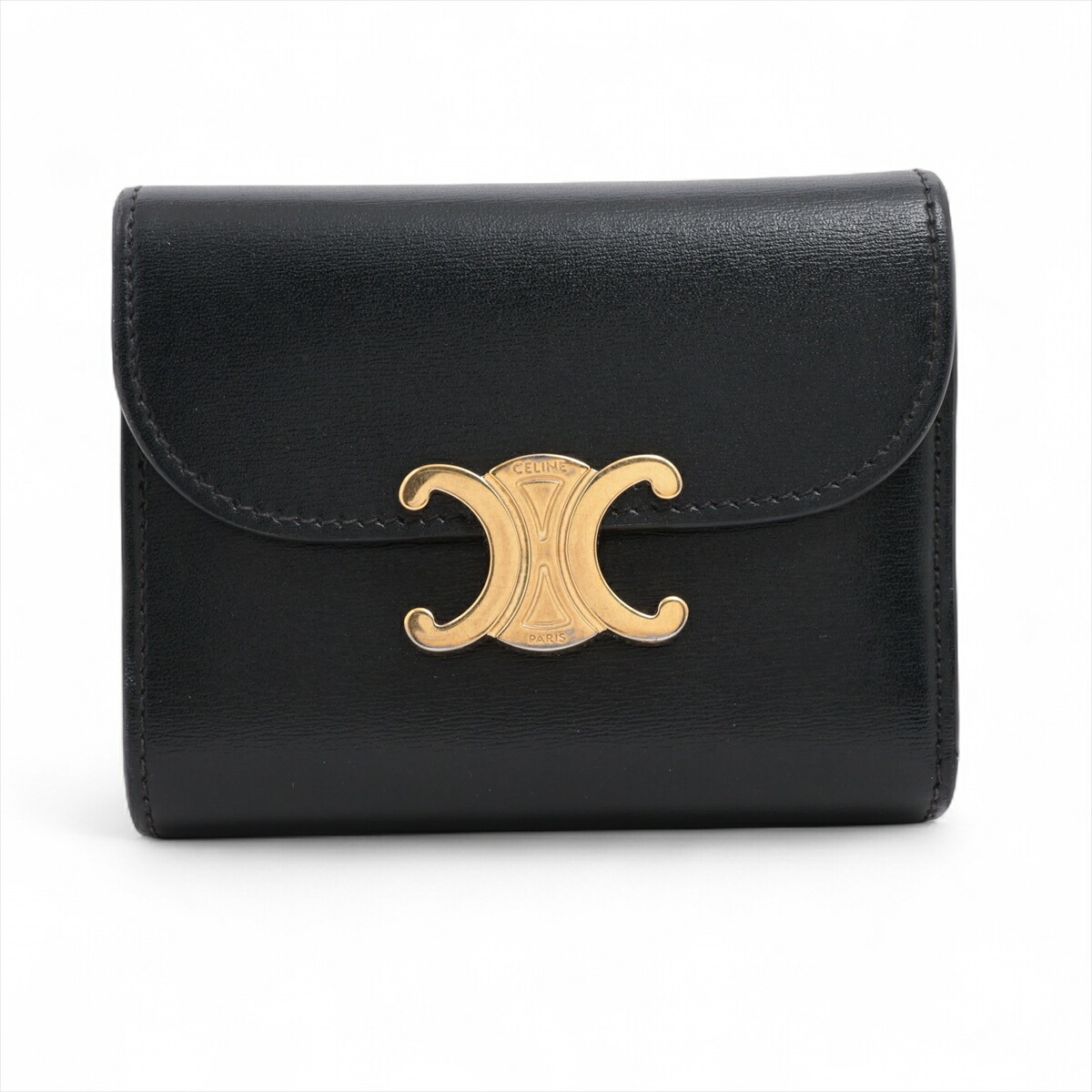 【超極美品】CELINE スモールフラップウォレット　三つ折り財布　トリオンフ 楽天市場】【未使用品】セリーヌ 財布 トリオンフ スモールフラップ