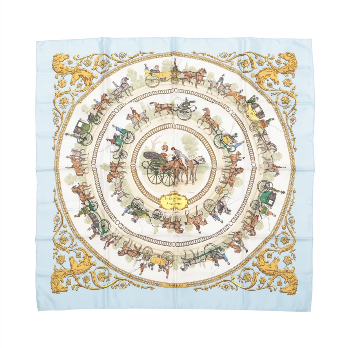 未開封　HERMES ラ・プロムナード・ドゥ・ロンシャン カレ　90 未開封 HERMES ラ・プロムナード・ドゥ・ロンシャン カレ 90 未開封