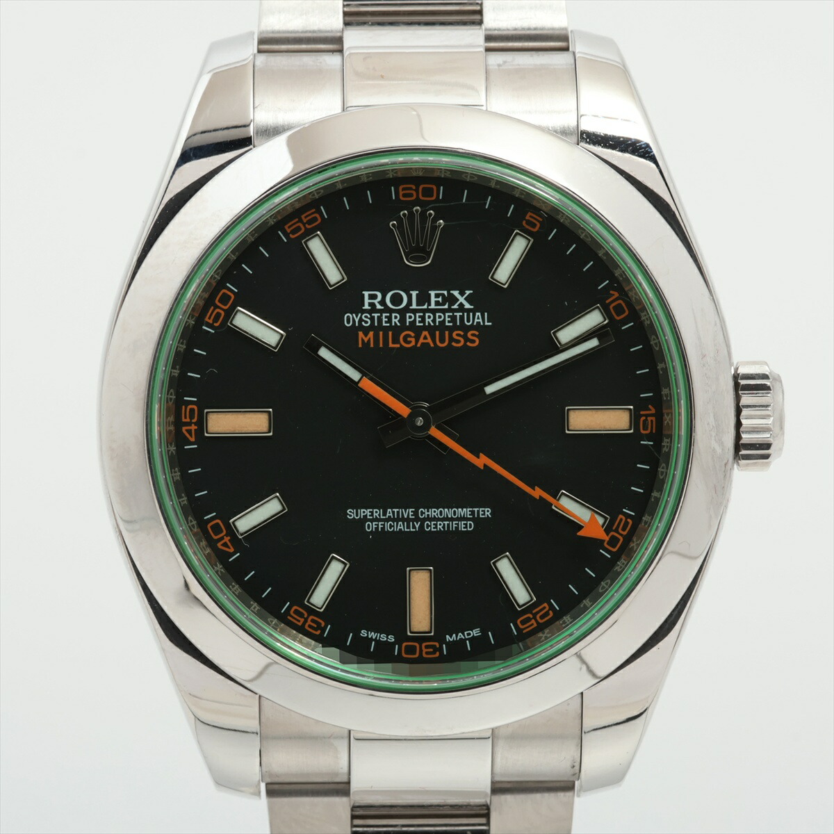 ROLEX ロレックス シングル バックル 2007年初期 ミルガウス ROLEX ロレックス シングル バックル 2007年初期 ミルガウス ROLEX