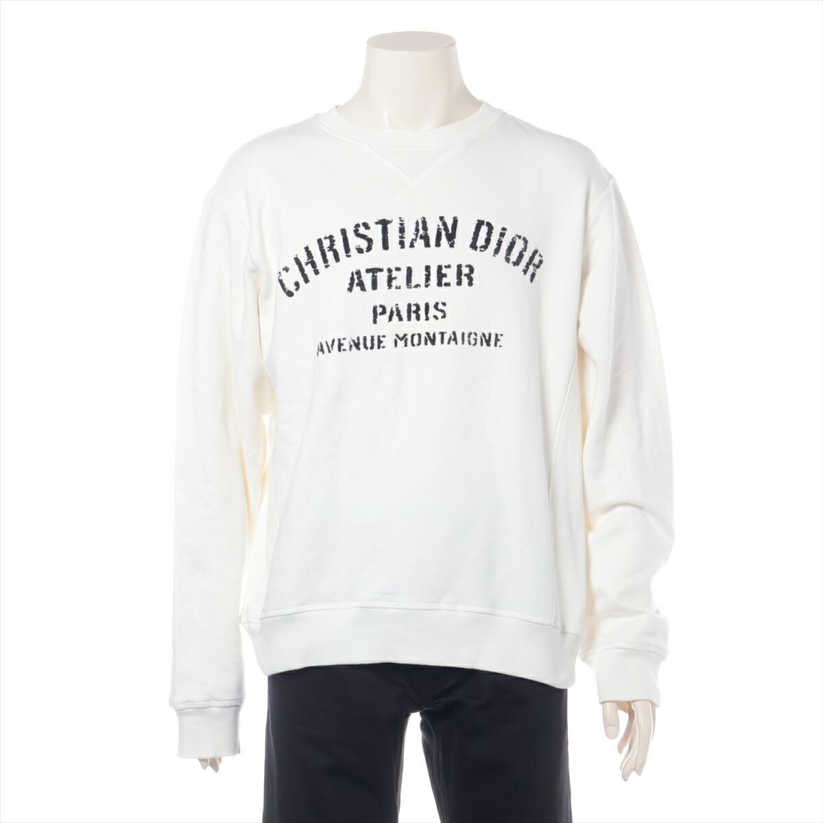 美品【DIOR ディオール】トレーナー フローラル グラデーション フロントロゴ 181214-003.jpg