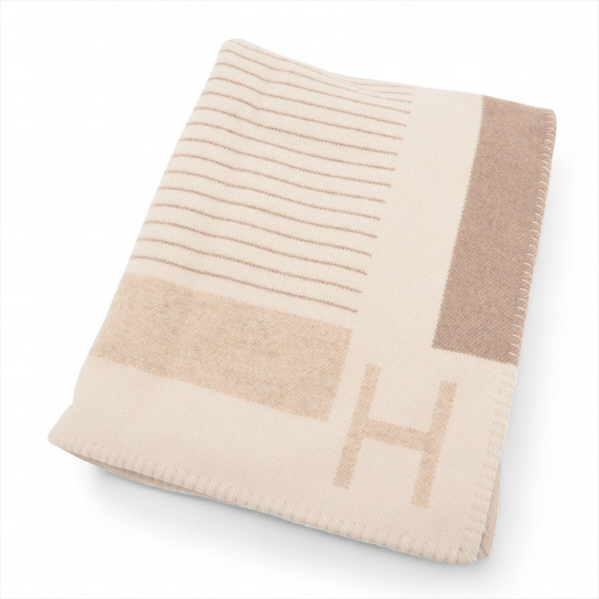 楽天市場】【緑屋質屋】エルメス ブランケット モヘア100% ホワイト