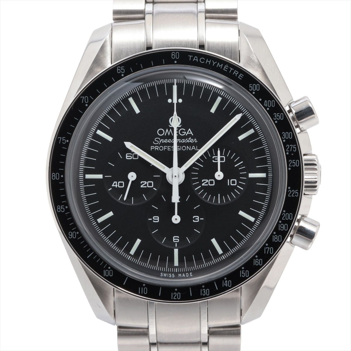 【中古】オメガ スピードマスター ムーンウォッチ プロフェッショナル 311.30.42.30.01.005 SS SS 手巻き 黒文字盤 あまりごま2