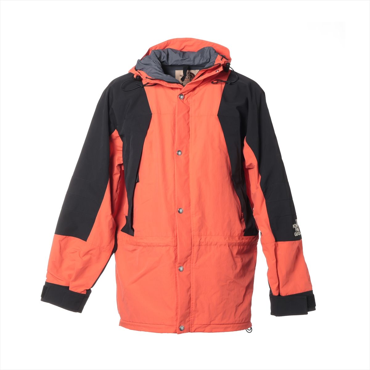 【中古】グッチ×ノースフェイス ナイロン ジャケット M メンズ オレンジ 663729
