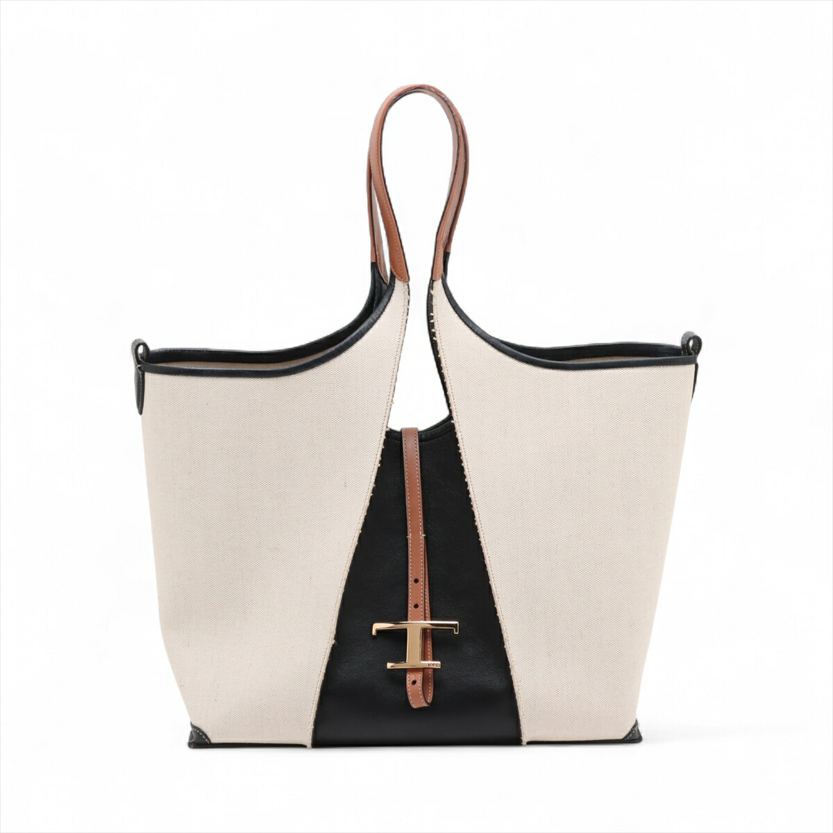 楽天市場】TOD'S トッズ/ダブルストライプ レザートートバッグ