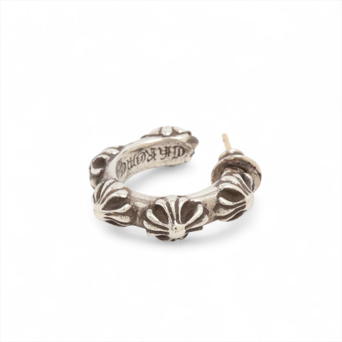 楽天市場】クロムハーツ【CHROMEHEARTS】 ナローVバンド ピアス / CHX