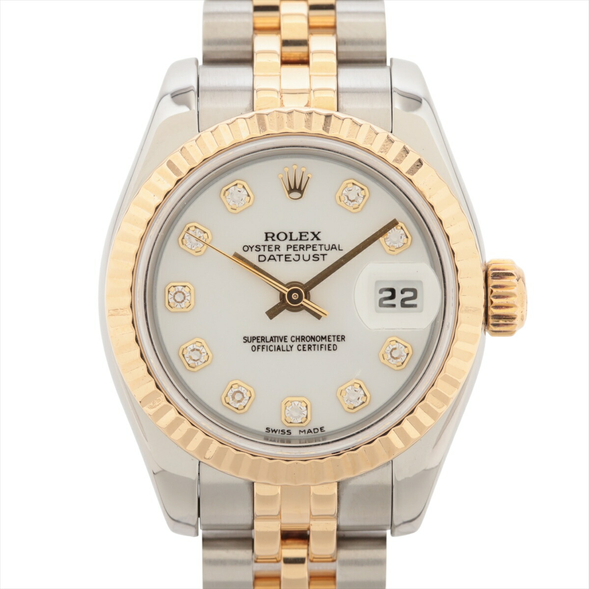 楽天市場】【中古】ロレックス デイトジャスト 179173 Z番 ルーレット