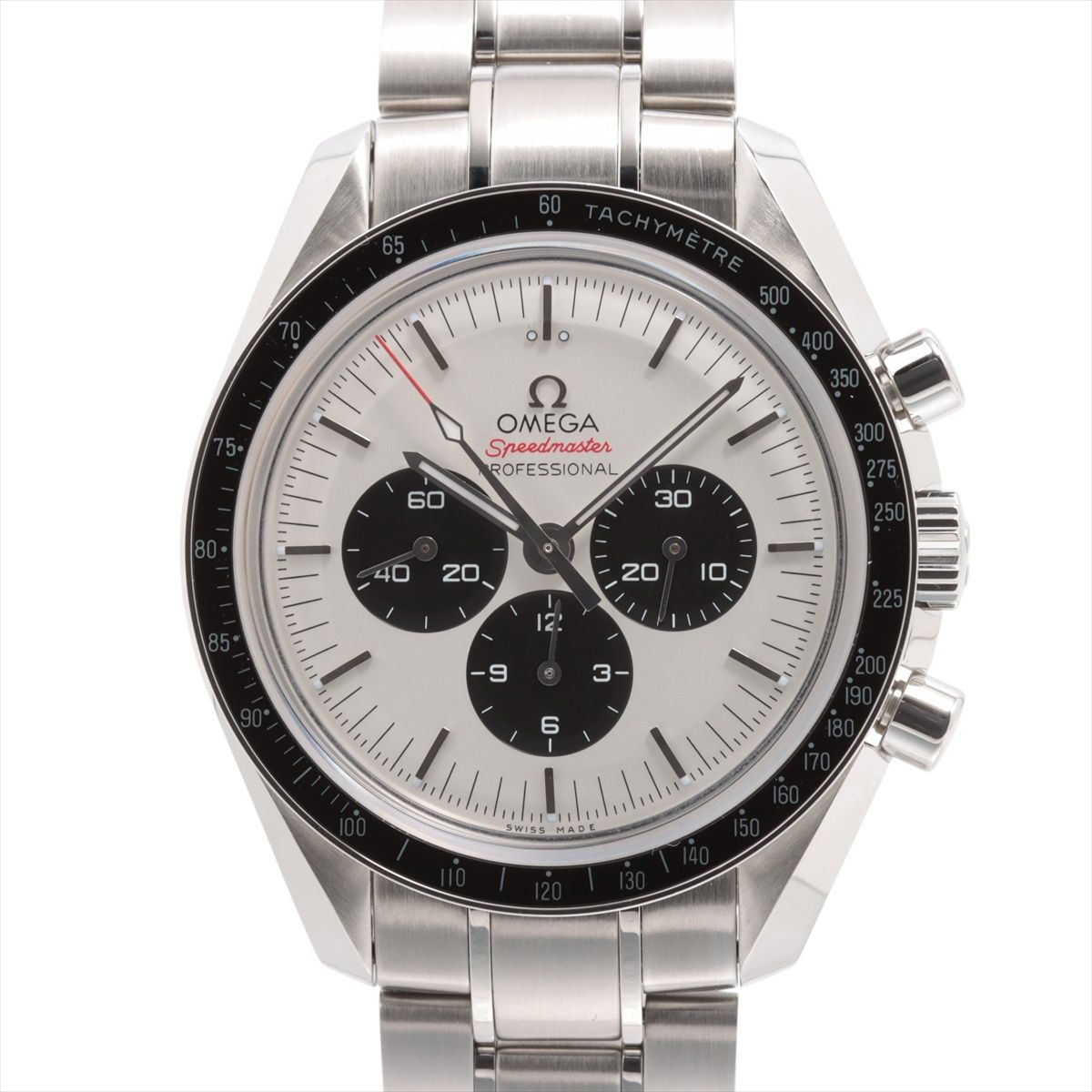 【中古】オメガ スピードマスター プロフェッショナル 東京 2020 リミテッドエディション 522.30.42.30.04.001 SS SS 手巻き シルバー文字盤