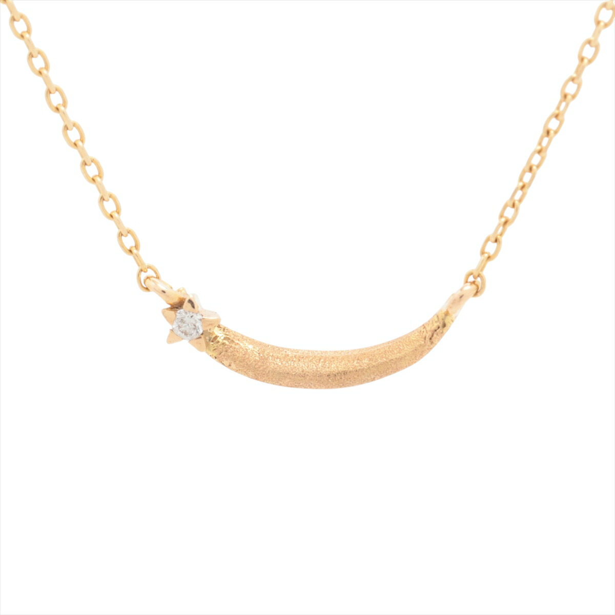 ete ダイヤ　ネックレス　k18PG K18 ダイヤモンド ネックレス「ブライト」（260838-660838） ｜ women