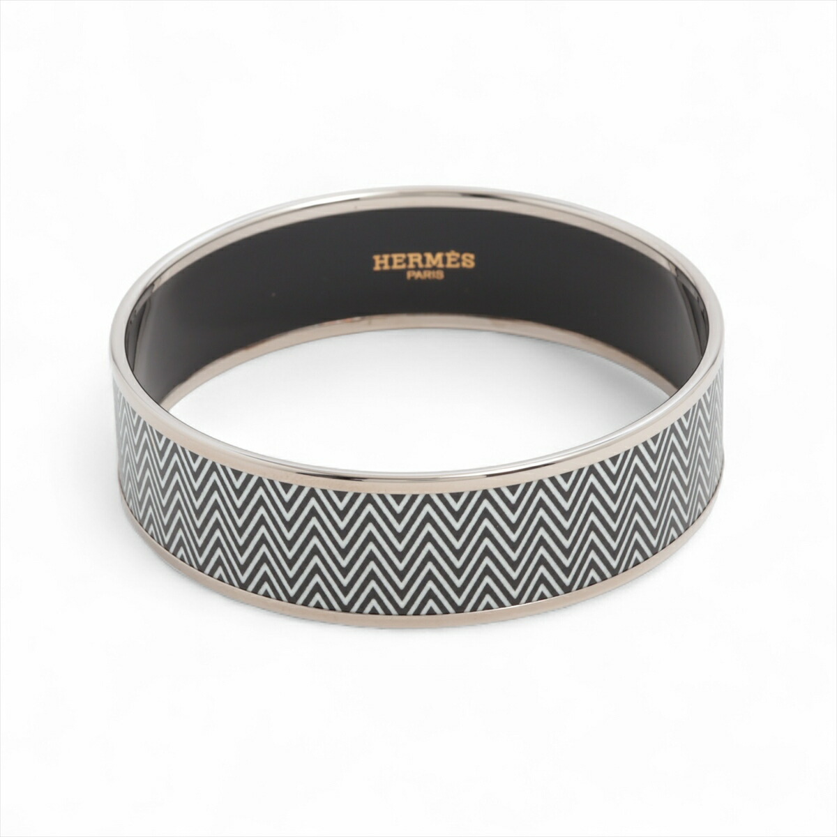 楽天市場】【中古】HERMES エルメス エマイユGM バングル ブラック