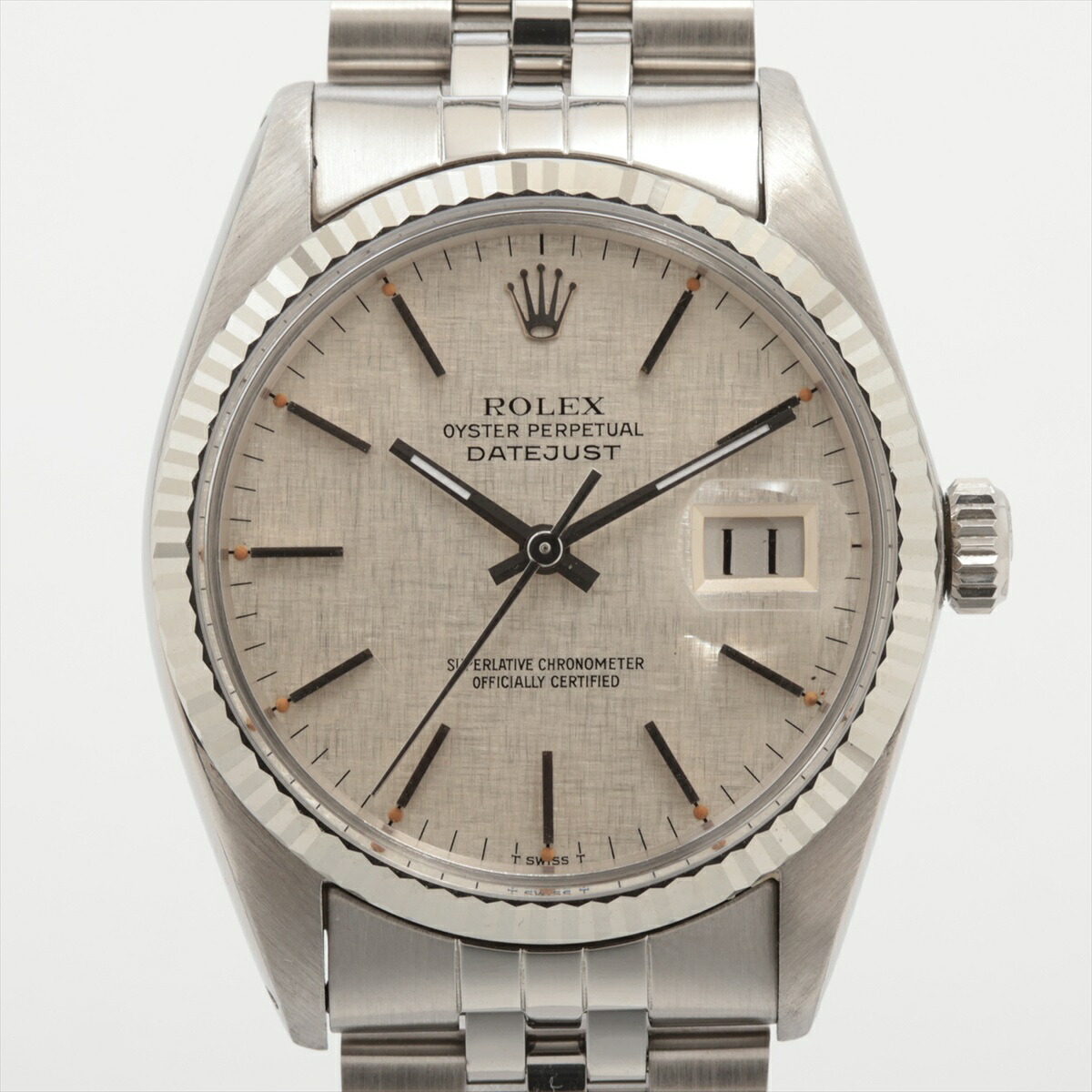楽天市場】ロレックス デイトジャスト R番 シルバーモザイク