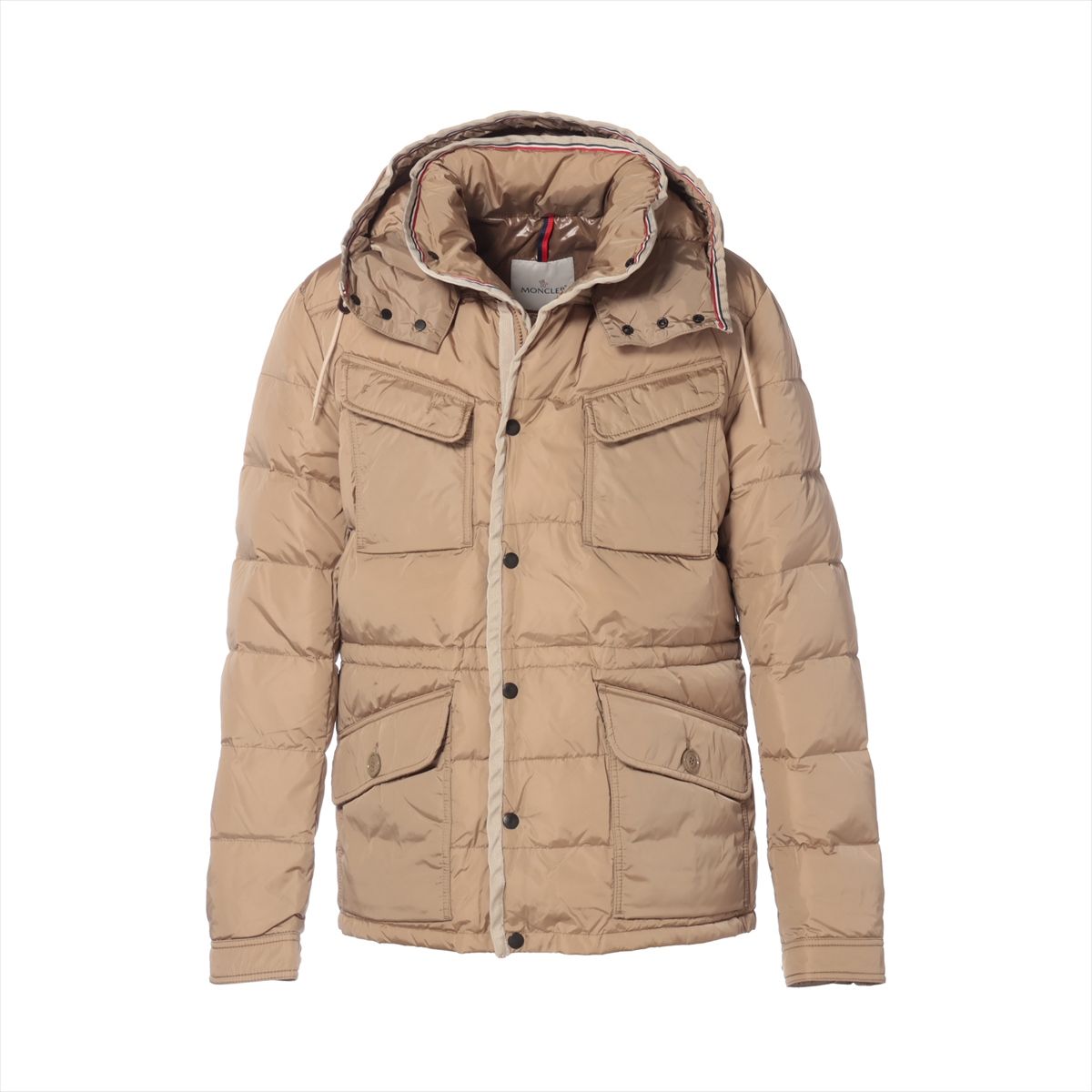 【中古】モンク線路 MILLAIS 14年 ナイロン 落ちこむ上衣 4 メンズ ベージュ  320914136799 ボンネット取りはらい能力のある