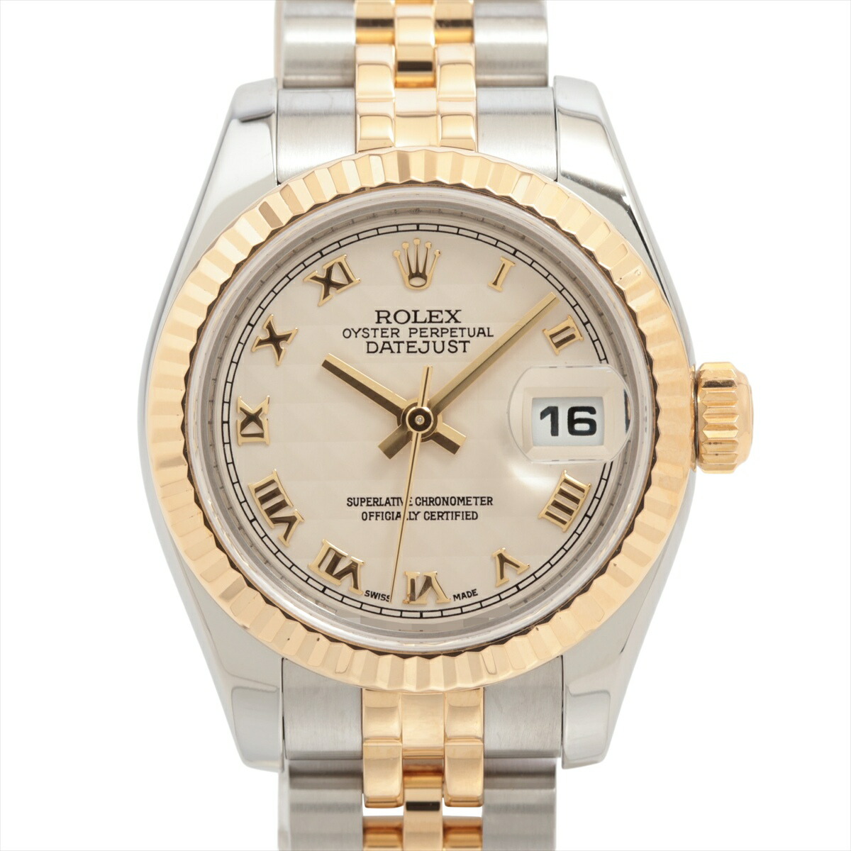 楽天市場】【中古】ロレックス デイトジャスト 179173 Z番 ルーレット