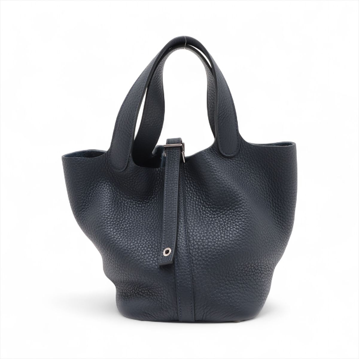 【中古】エルメス ピコタンロック18 PM トリヨンクレマンス ブルーニュイ シルバー金具 Z:2021年|ALLU 店