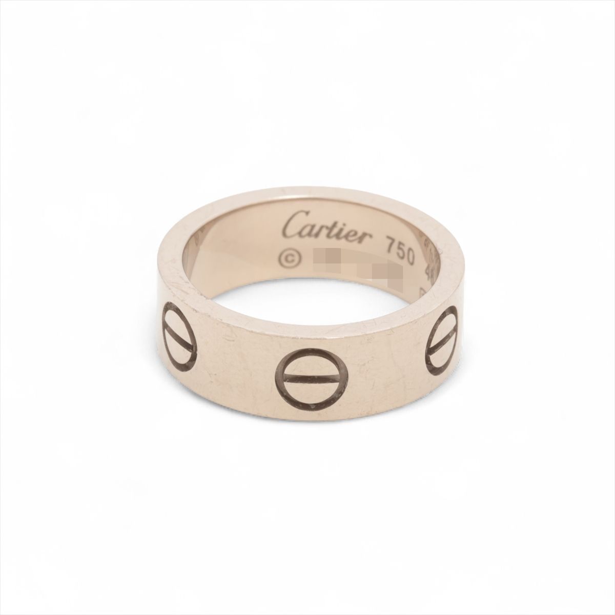【中古】カルティエ ラブ リング 750(WG) 6.7g 46 B4022646｜ALLU 店 107,528円