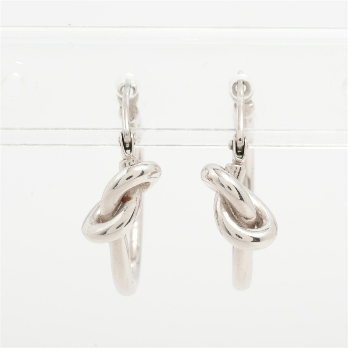 楽天市場】CELINE セリーヌ SCA1233 ノットスモール フープピアス 片耳