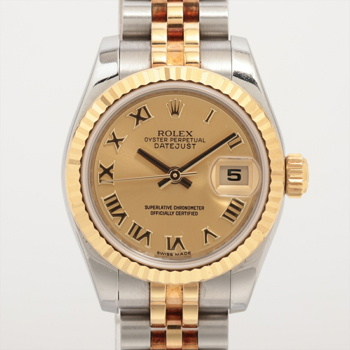 楽天市場】【中古】ロレックス デイトジャスト 179173 Z番 ルーレット