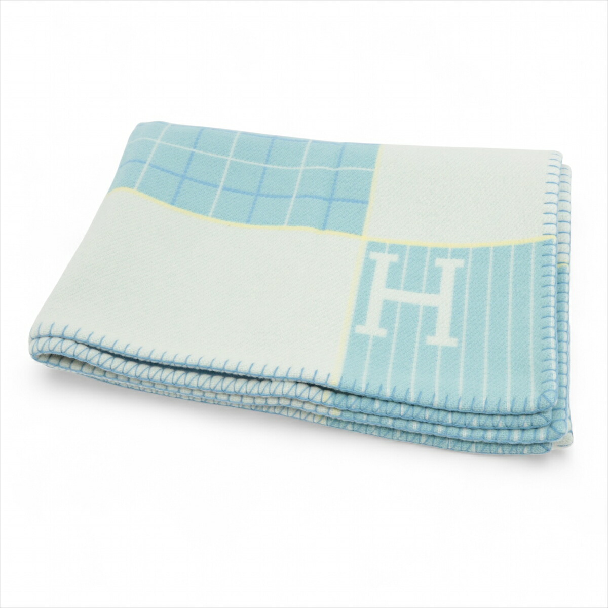 楽天市場】【新品】エルメス HERMES 大判 ブランケット おくるみ