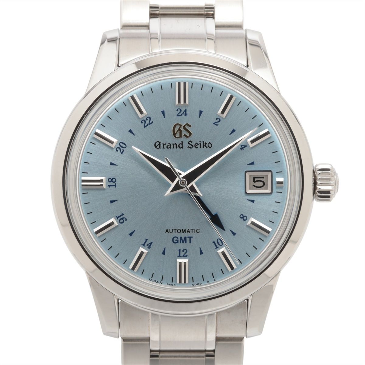 【中古】グランドセイコー エレガンスコレクション SBGM253 SS SS AT ブルー文字盤 メカニカル GMT キャリバー9S 25周年記念 岩手山