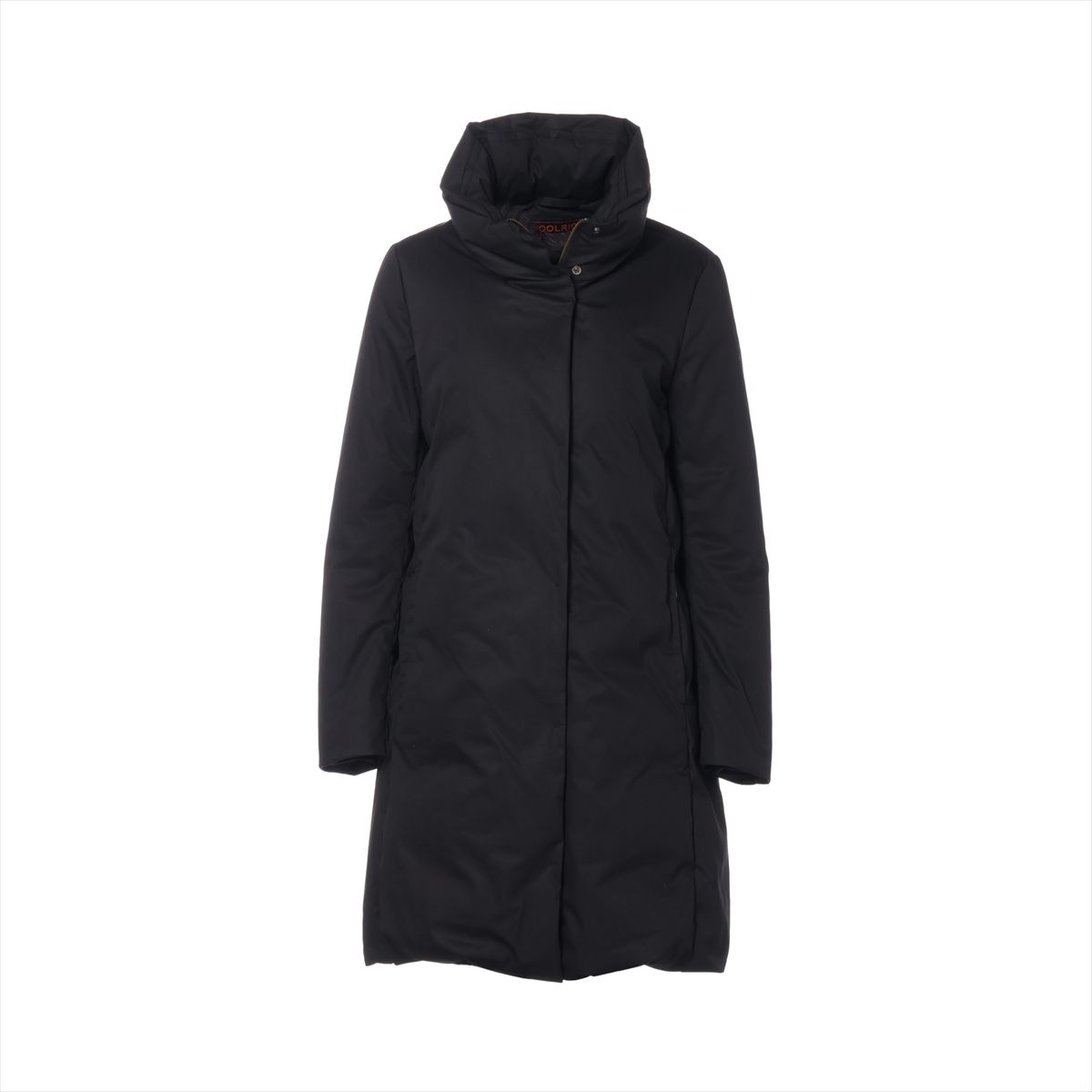 【中古】ウールリッチ コットン ダウンコート XS レディース ブラック  1702152 ファー取り外し可能