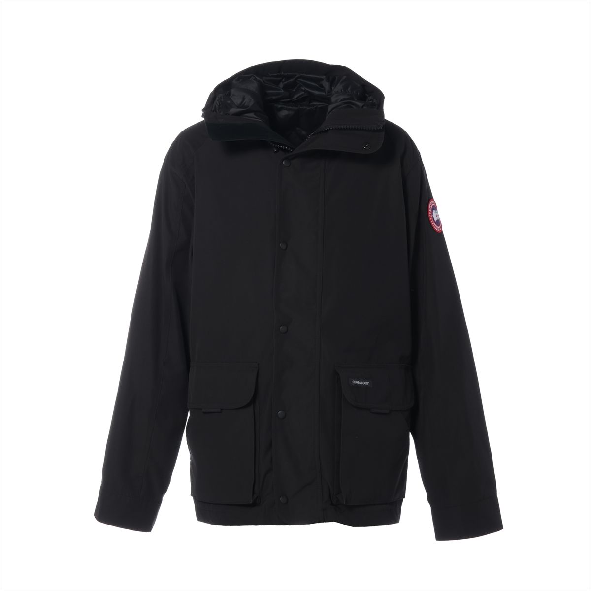 【中古】カナダグース ポリエステル×コットン ジャケット XL メンズ ブラック 2429M LOCKEPORT JACKET カナダグースジャパン