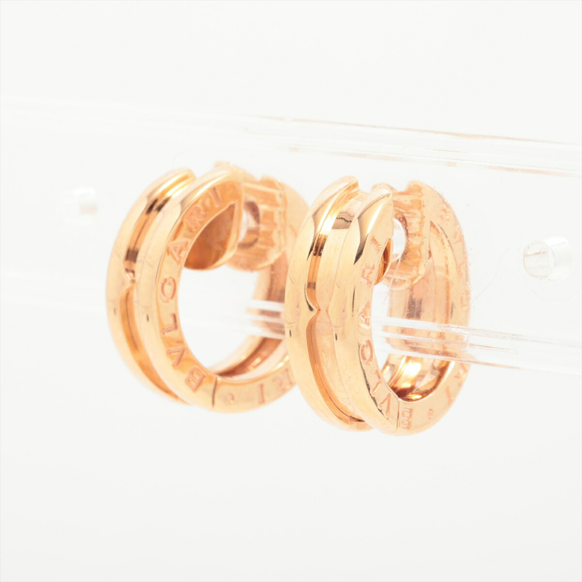 ブルガリ　ビーゼロワン　ピアス BVLGARI】ブルガリ『K18PG B-zero1(ビーゼロワン) デザイン レジェンド