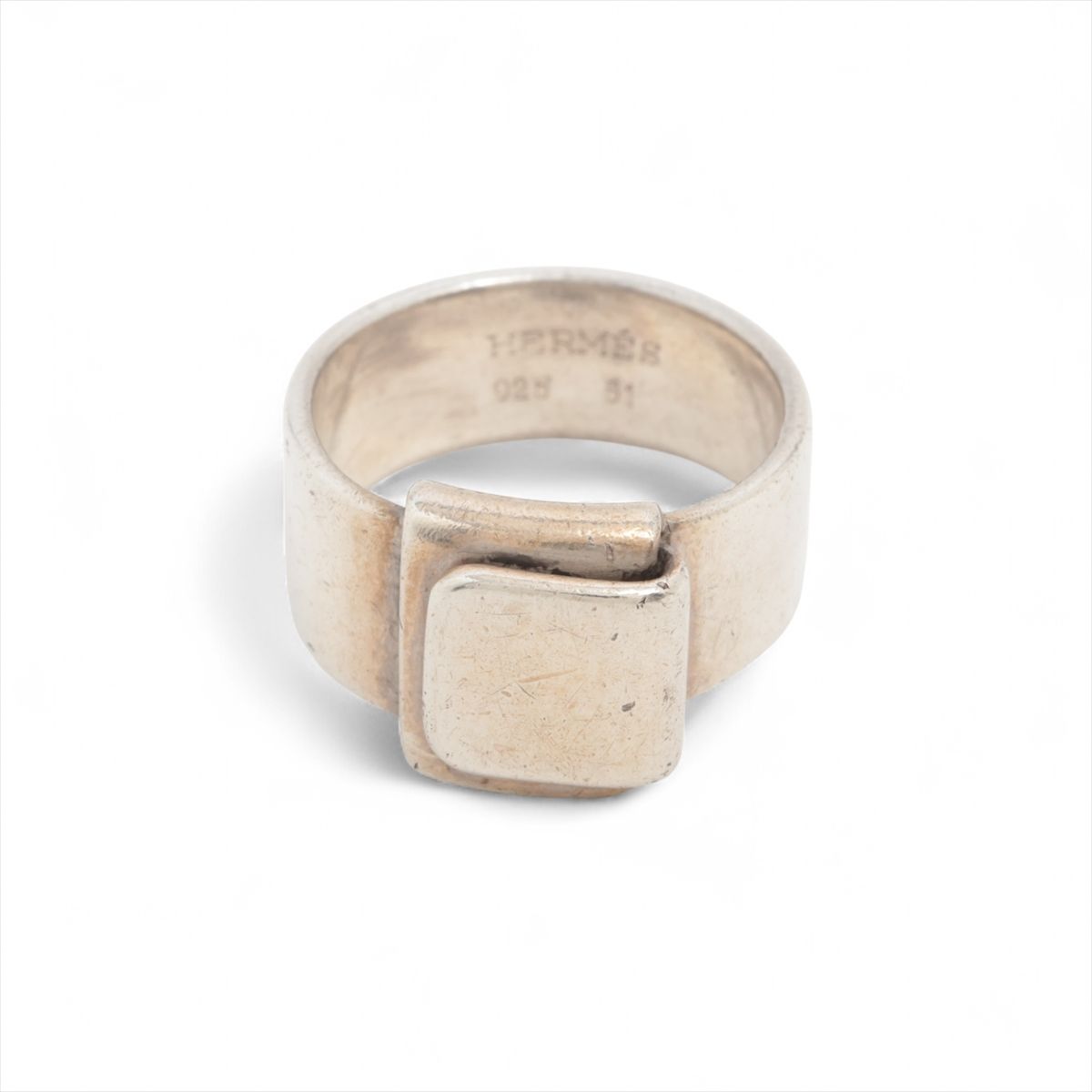 【中古】エルメス ヴィンテージ 輪っか 51 925 7.6g しろがね色