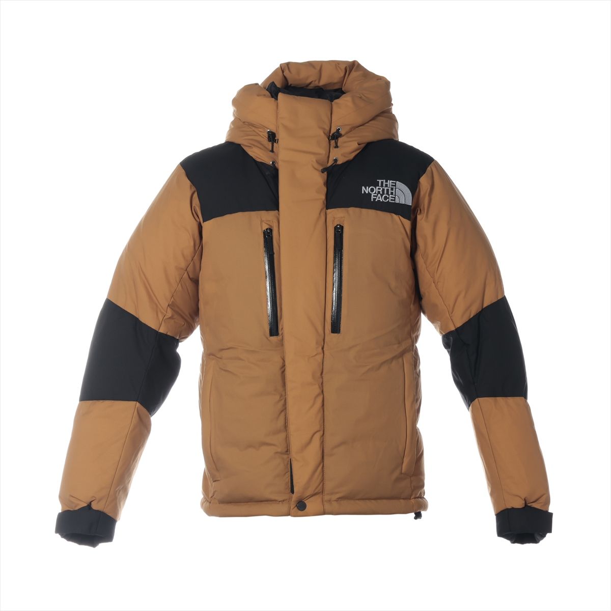 【中古】ノースフェイス ナイロン ダウンジャケット S メンズ ベージュ×ブラック ND91950 GORE-TEX