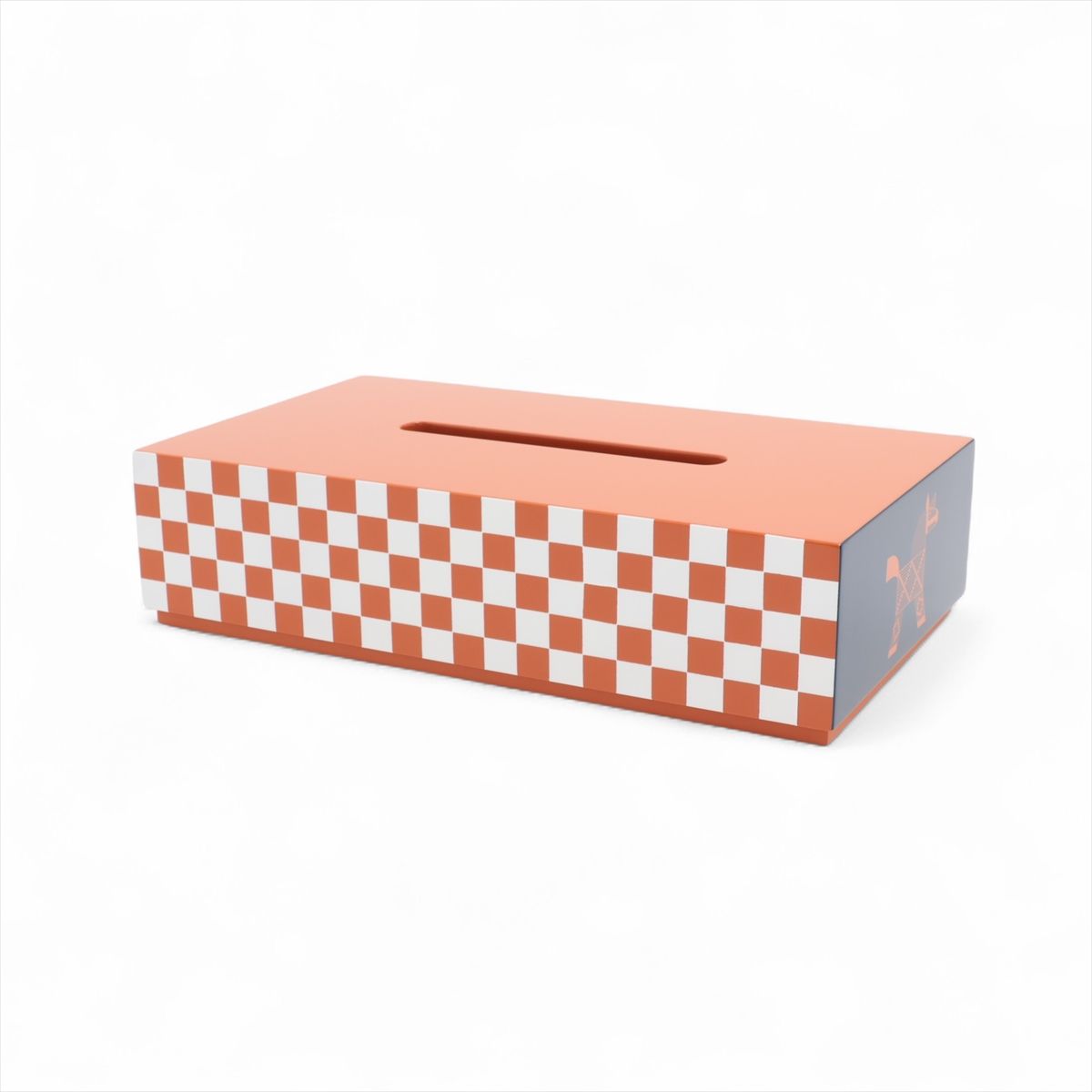 【中古】エルメス アニモー ナッテ ティッシュボックス席 白木×なめし革 ポティロン
