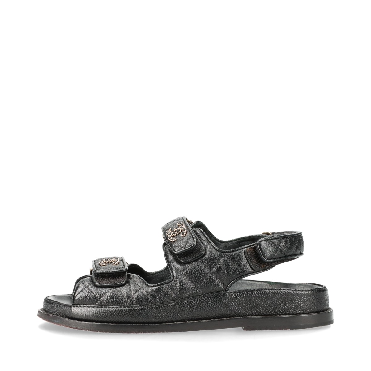 楽天市場】[USED/中古]CHANEL シャネル サンダル マトラッセ柄 ココ