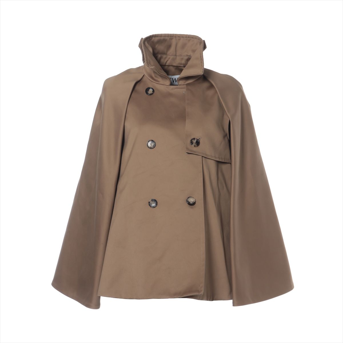 【中古】ロエベ 25AW コットン コート 36 レディース ベージュ S359Y02XE2 ケープ