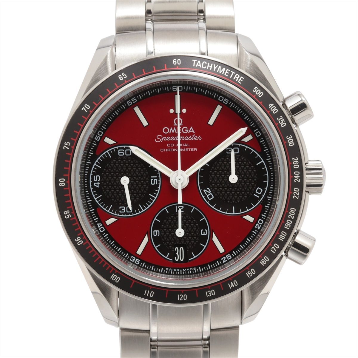 【中古】オメガ スピードマスター レーシング コーアクシャル クロノメーター 326.30.40.50.11.001 SS SS×YG AT レッド文字盤 298,314円