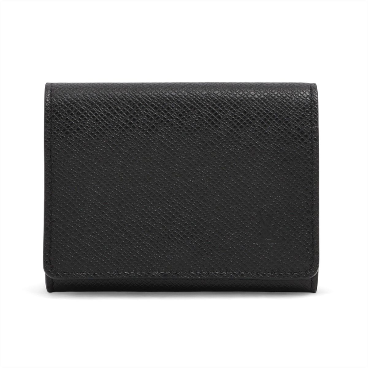 【中古】ヴィトン タイガ アンヴェロップカルト ドゥヴィジットNM M64595 ブラック カードケース RFID反応有 刻印一部箔剥げ