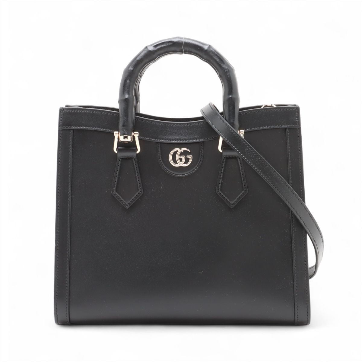 グッチ GUCCI 2way ショルダーバッグ ブラック バンブー GUCCI 2way 