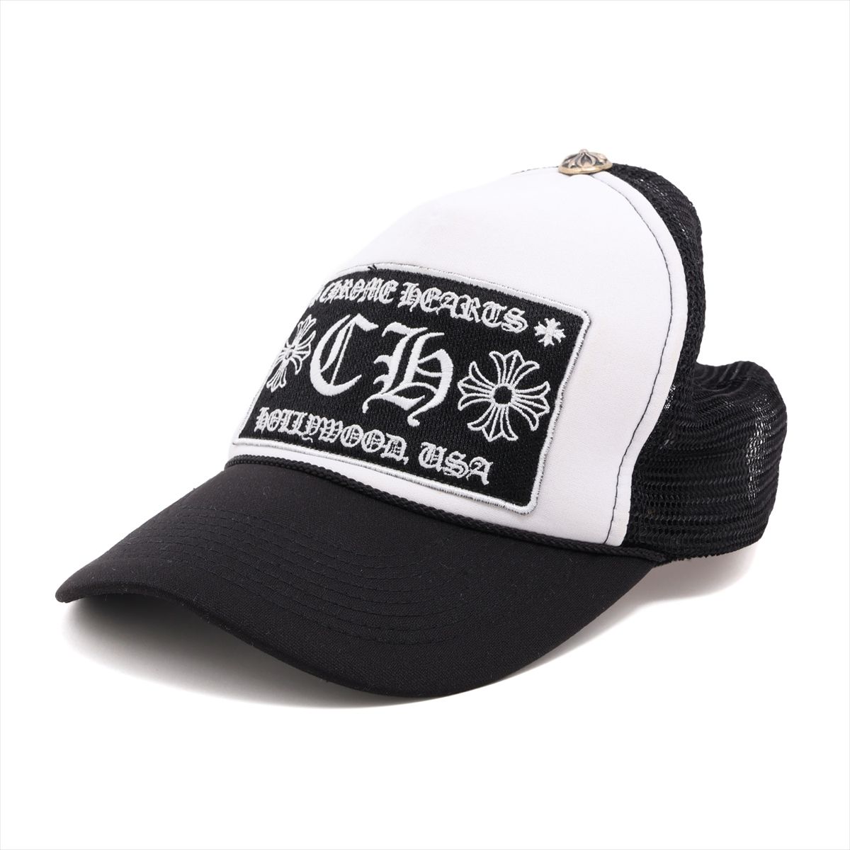 楽天市場】クロムハーツ トラッカーキャップ CHパッチ 黒／赤／白