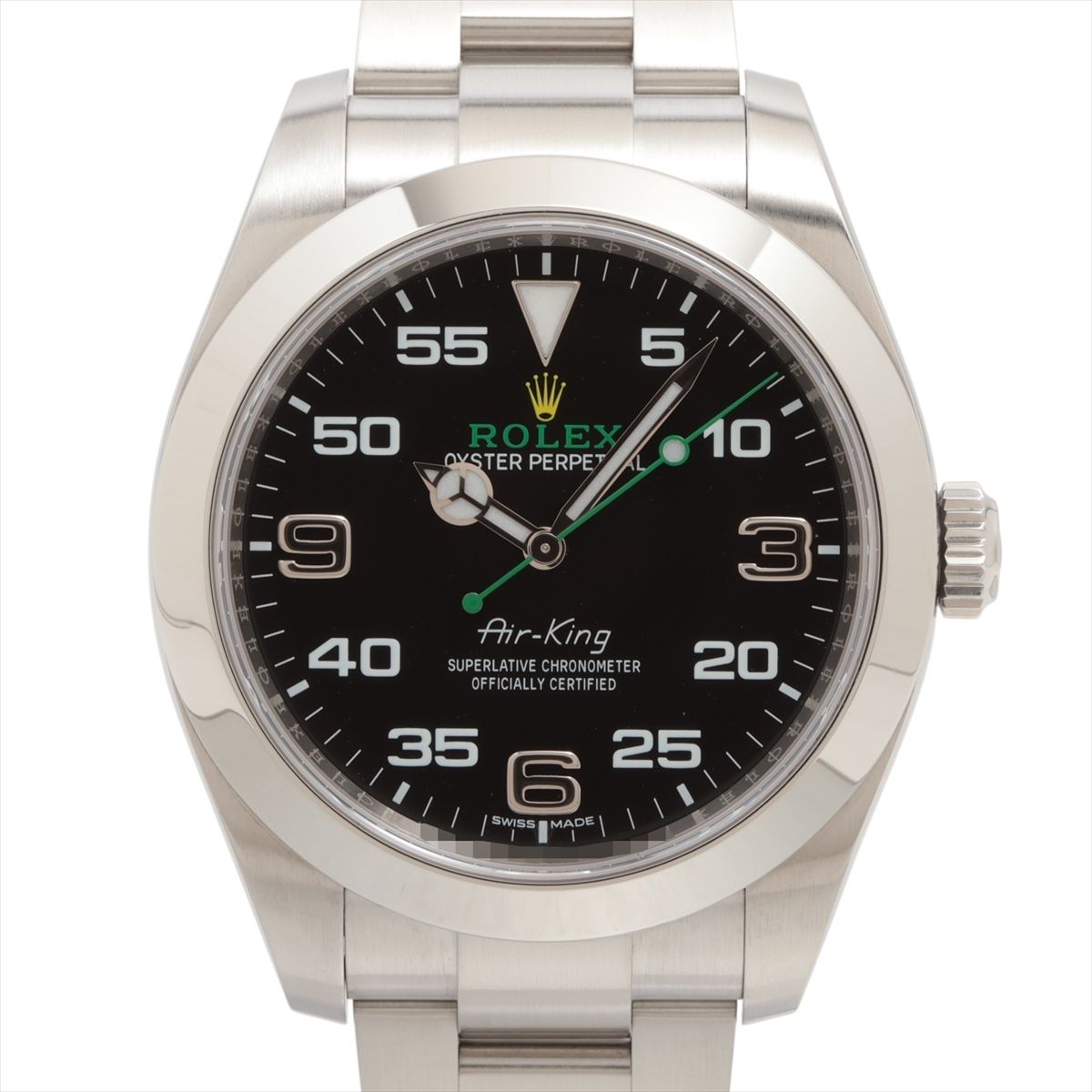 【中古】ロレックス エアキング 116900 SS SS AT ブラック文字盤｜ALLU 店