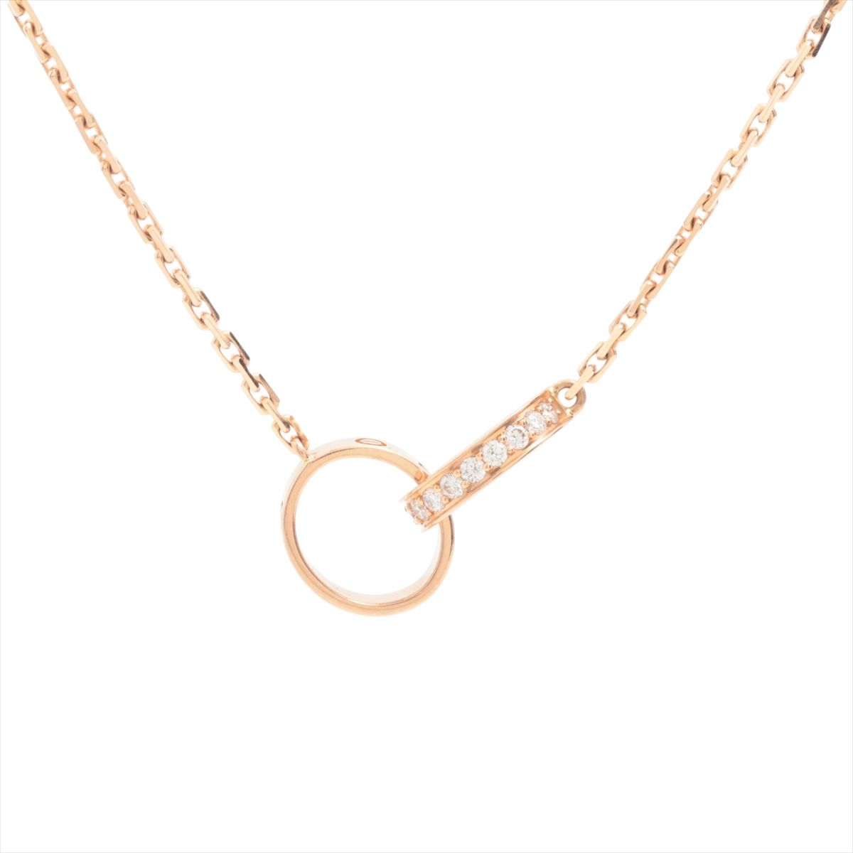 【中古】カルティエ もの言う花優しいこと 金剛石 首飾り 750(PG) 6.0g